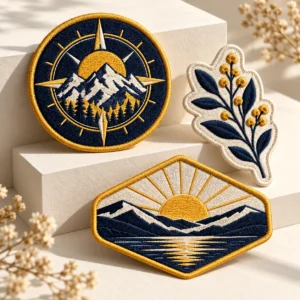 Gold Embroidered artwork concept