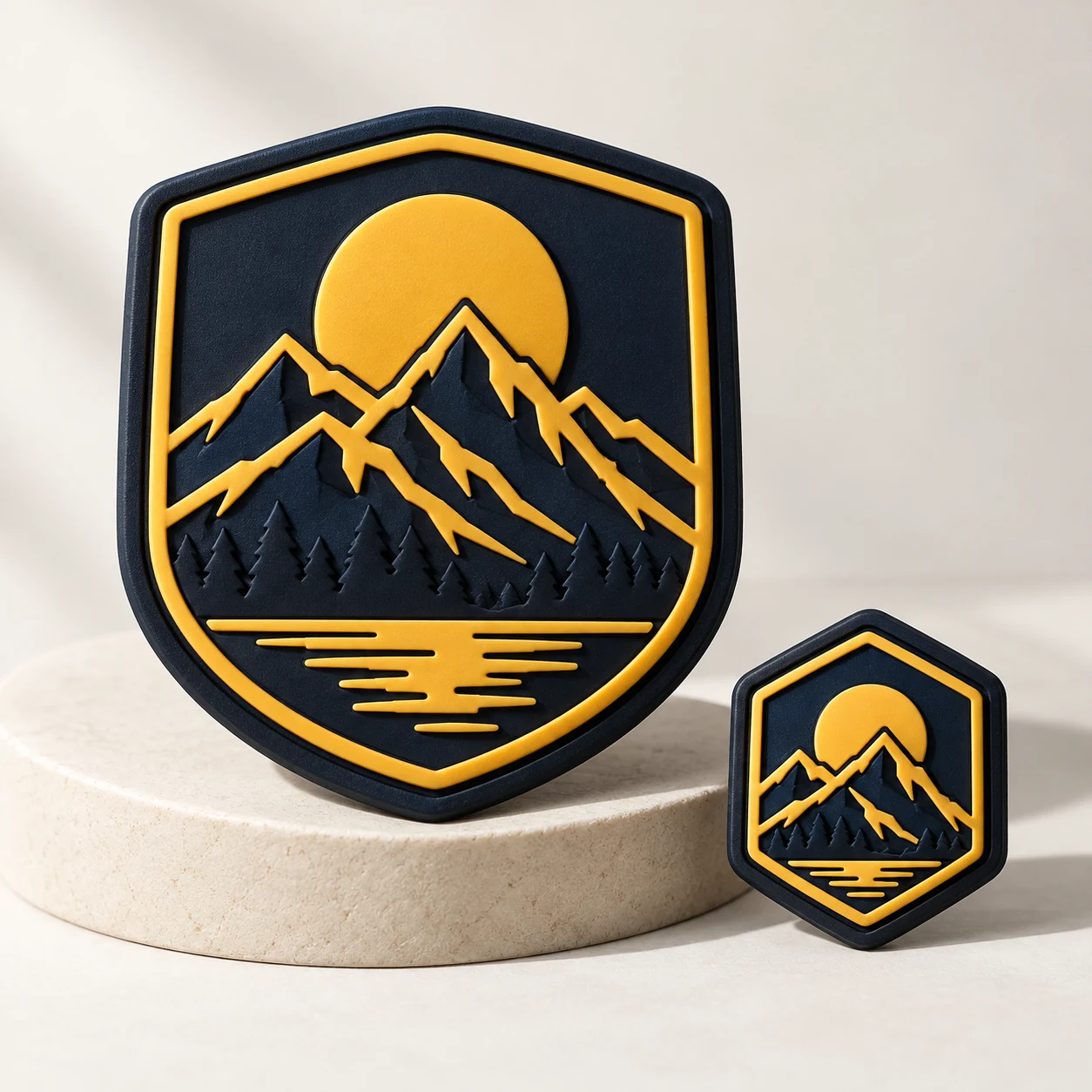 Gold Pvc artwork concept